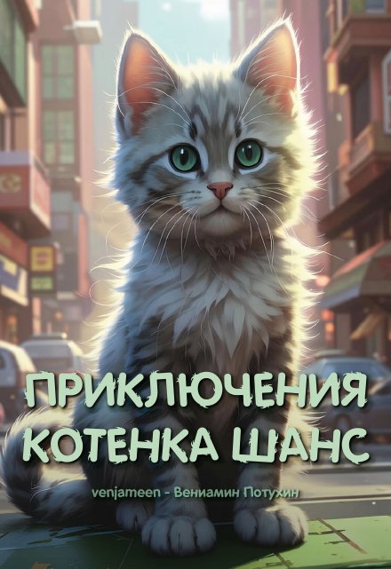 Книга. "Приключения котенка Шанс" читать онлайн