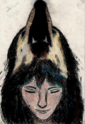 Обложка книги "Девочка с душой волчицы"