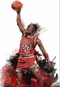 Обложка книги "Michael Jordan, road to the Nba"