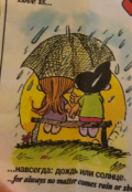 Обложка книги "…навсегда: дождь или солнце."