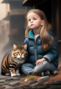 Обложка книги "Девочка и кошка"