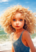 Обложка книги "Девочка с глазами цвета моря"