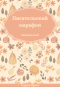 Обложка книги "Писательский марафон. Личный опыт"