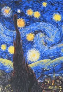 Книга. "Звёздная ночь Винсента Ван Гога" читать онлайн